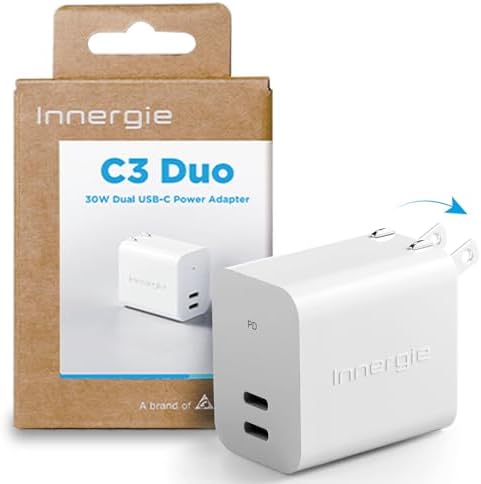 Experience Unmatched Charging Efficiency with Innergie SE3 30 W USB-C Fast Charger – Versatile Power Adapter for i Phone 16, Samsung S24, Mac Book Air & More – Advanced SFC 2.0, PD 3.0, QC 4+ Compatibility with Safety Features for Optimal Device Protection – Compact & Portable Design for On-the-Go Power Solutions – Elevate Your Charging Experience Today!