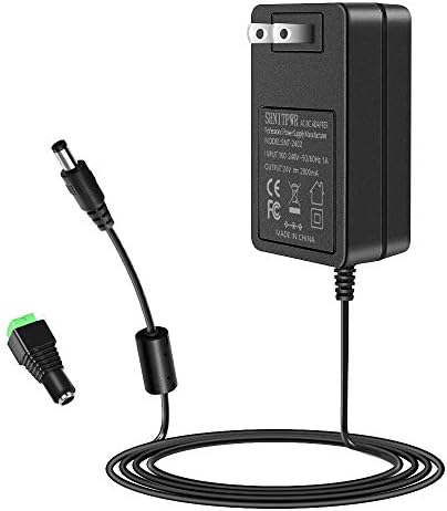 Reliable 24 V 2 A AC to DC Power Supply Adapter – Universal 100-240 V Input for LED Light Strips, 3 D Printers, and CCTV Systems – Enhanced Safety Features and Compact Design for Optimal Device Performance