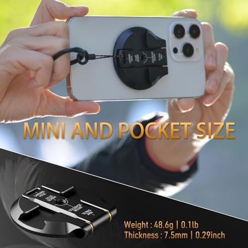 Versatile Magnetic Phone Stand for i Phone 12-16 | Lightweight Foldable Tripod Mount & Desk Holder | Secure Grip for Travel & Photography | 1/4″ Screw & Cold Shoe Compatibility for Tripods & Cameras | Perfect for Video Calls, Streaming, and Content Creation