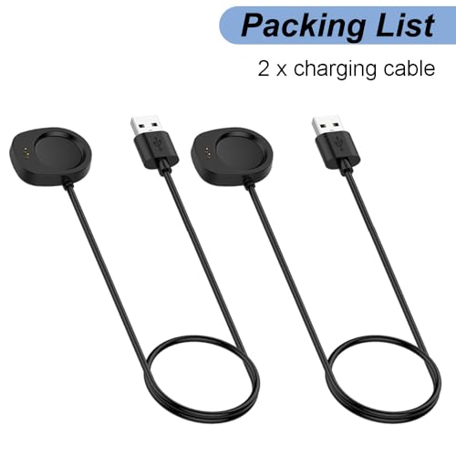 High-Speed 3.3 ft USB Charging Cable for Amazfit Balance & T-Rex 3 – Ultimate Replacement Charger for Effortless Smartwatch Charging and Unmatched Portability