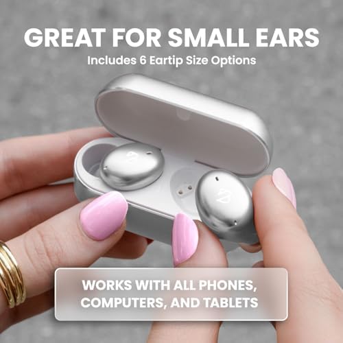 Back Bay Audio Tempo 30 Wireless Earbuds for Smaller Ears – Award-Winning Sound in Sweatproof Design, Ultra-Comfortable Bluetooth Earbuds for Women, Purple Finish with Long Battery Life and Enhanced Compatibility for Daily Use