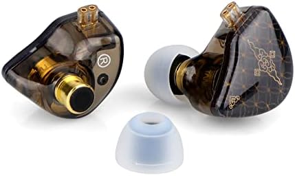 Linsoul TANGZU Wan’er S.G Audiophile In-Ear Earphones – 10 mm Dynamic Driver with PET Diaphragm for Superior Sound Quality, Ergonomic Design for Ultimate Comfort, Detachable 2-Pin OFC Braided Cable, Built-in Mic for Convenient Calls – Stylish Green Finish Perfect for Musicians and DJs