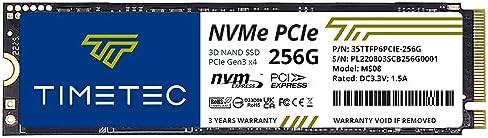 Timetec 512 GB NVMe PCIe Gen3 M.2 2280 SSD – Unmatched Speed and Reliability for Gamers and Creators – Experience Blazing Read Speeds of Up to 2,000 MB/s and Write Speeds of 1,600 MB/s – Perfect Upgrade for Enhanced Performance and Seamless Multitasking in PCs and Laptops – Elevate Your Data Storage with Advanced 3 D NAND Technology for Lasting Durability and Lightning-Fast Transfers – Compact M.2 2280 Form Factor Designed for Effortless Installation and Maximum Compatibility – Transform Your Workflow and Gaming Experience with a High-Performance Solid State Drive That Redefines Speed and Efficiency.