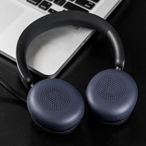 Premium SOULWIT Replacement Earpads for Jabra Evolve2 65 & 40 – Ultra-Comfort Protein Leather Cushions for Enhanced Sound Isolation and Longevity – Effortless Installation in Sleek Black Finish – Perfect On-Ear Headset Upgrade for Extended Listening and Productivity
