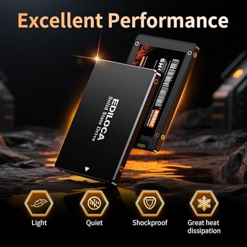 Transform Your PC Performance with the 128 GB SATA III SSD – High-Speed Internal Solid State Drive Featuring 500 MB/s Read Speed, Shock-Resistant Durability, and Advanced 3 D TLC NAND Technology for Reliable Data Storage and Enhanced System Responsiveness