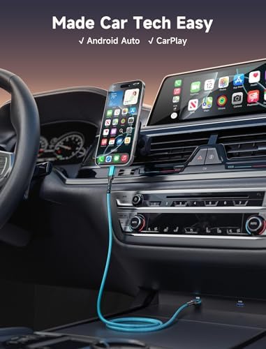 JSAUX 10 ft USB C Cable 2-Pack – High-Speed Charging & Data Transfer for i Phone 16 Series, Samsung Galaxy S20/S10/S9 & Note 20 – Durable Nylon Braided Design for Ultimate Reliability – Perfect for Home, Office & On-the-Go Use – Enhanced Compatibility with USB 3.1 Technology – Sleek Black Finish for Professional Aesthetics