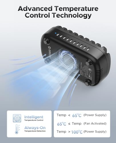 Ultimate 10-Port USB Charging Station by ORICO – 120 W Multi-Device Docking Organizer for i Pads, i Phones, Tablets, Kindles & Phones – High-Speed Charging with Safety Features for Streamlined Tech Management