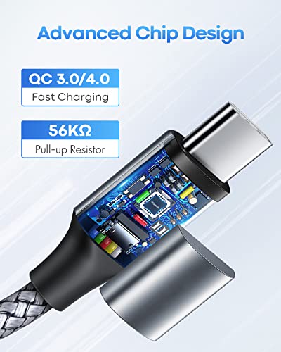 Ultra-Durable 16 ft USB C to USB C Cable – High-Speed PD Charging Cord with Braided Design, Ideal for Samsung Galaxy S21, Pixel, i Pad Pro 2020 & More – Unmatched Length for Ultimate Convenience and Performance