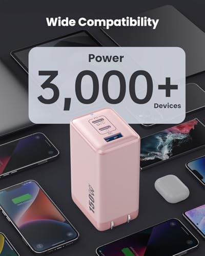 Ultimate 150 W USB-C Charging Hub – Compact Multi-Device Power Adapter with 3 Fast-Charging Ports for Mac Book Pro, i Phone 16, Galaxy S24, and Dell Laptops – Enhanced Efficiency with Ga N Technology for Professionals on the Go