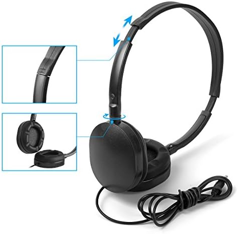 Bulk Dark Blue Headphone Earbud Set (KHP0-25 DBlue) – 25 Pack for Schools, Travel, and Everyday Use – Comfortable, Durable, and Versatile Audio Solution for Students and Professionals – Enhanced Device Compatibility for Immersive Sound Experience