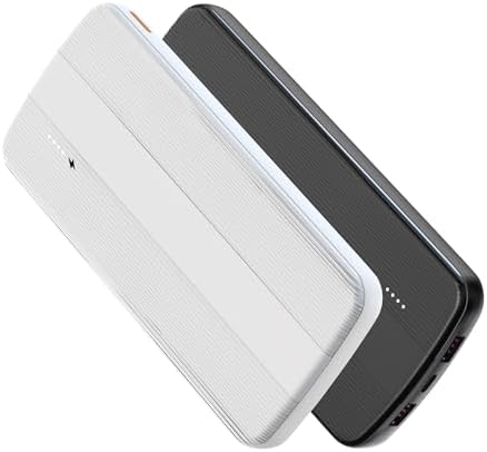 Ultimate 10000 m Ah Dual USB Portable Charger – Fast Triple Device Power Bank with USB-C Compatibility for i Phone 16/15/14/13, Galaxy S23/22, Pixel & More – Eco-Conscious Fire-Retardant Design for Enhanced Safety and Sustainability – Rapid Recharge for All USB Devices