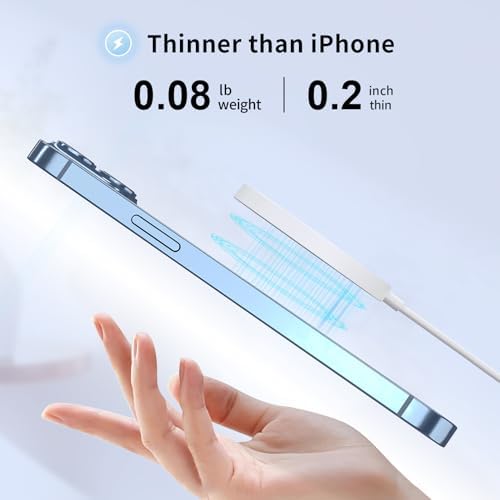 Enhance Your Charging Experience with the Premium 15 W Mag Safe Wireless Charger – LCD Display, Magnetic Fast Charging Pad for i Phone 12-16 Series, Sleek Glass Design, USB-C Port, Perfect for On-the-Go Power Solutions