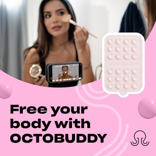 Effortless Creativity with the Hot Pink Double-Sided Suction Phone Holder – Versatile Detachable Mount for Hands-Free Selfies and Videos – Universal Compatibility for i Phone & Android Devices – Compact 2.5” x 3.75” Design for Ultimate Portability – Advanced Strong Grip Technology Ensures Steady Shots and Seamless Sharing