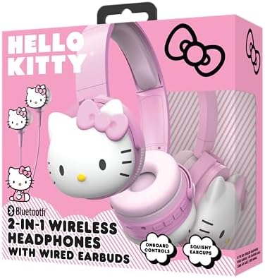 Unleash Your Style with Kuromi-Inspired Hello Kitty Bluetooth Headphones – Versatile 2-in-1 Over-Ear Design with AUX Functionality for Unmatched Audio Clarity – Adjustable Headband for Personalized Comfort – Perfect for Fashion-Forward Listeners on the Go – Integrated Microphone for Effortless Hands-Free Calling and Music Control – Compact and Foldable for Easy Travel and Storage – Elevate Your Everyday Sound Experience with Adorable Design and Premium Performance.
