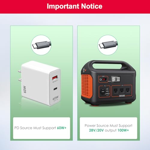 Starlink Mini USB C to DC Power Cable – 16 FT Waterproof Charging Cord for Enhanced Starlink Performance | Compatible with 100 W+ Power Banks & PD Chargers | Premium Speed & Durability for Outdoor Use | Essential Accessory for Seamless Connectivity