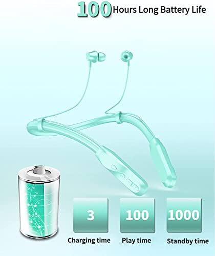 I35 Bluetooth Wireless Earbuds – 120 Hours Playtime, IPX5 Waterproof Neckband, Magnetic Suction Design, Skin-Friendly Comfort for Active Lifestyles, Enhanced Device Compatibility