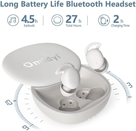 Revolutionize Your Sleep with True Wireless Noise-Canceling Earbuds – Ultra-Comfortable In-Ear Design in Soft Silicone for Uninterrupted Rest, Bluetooth Enabled for Seamless Connectivity, Perfect for Enhanced Sleep Quality and Fast Relaxation