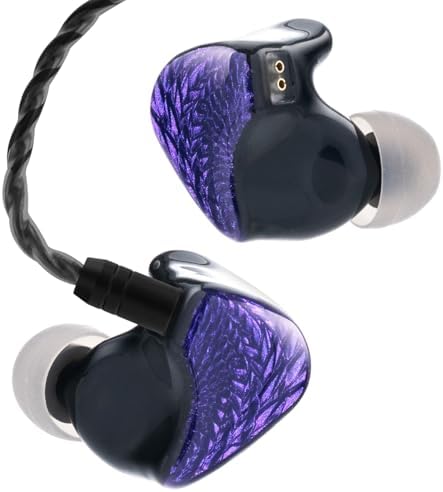 Discover the QOA Celest Wyvern Black Hi-Fi Wired In-Ear Monitors – Engineered with a Cutting-Edge Dynamic Driver for Deep Bass and Crystal Clear High Frequencies | Unique Artisan Hand-Painted Faceplate for Distinctive Personal Style | Durable Detachable 0.78 2-Pin Cable for Enhanced Longevity and Customization | Ergonomically Designed for Ultimate Comfort, Ideal for Gamers, Musicians, and Audiophiles | Versatile 3.5 mm Connector Ensures Compatibility Across All Devices. Experience Exceptional Sound Quality and Unique Aesthetic Appeal in One Premium Package.