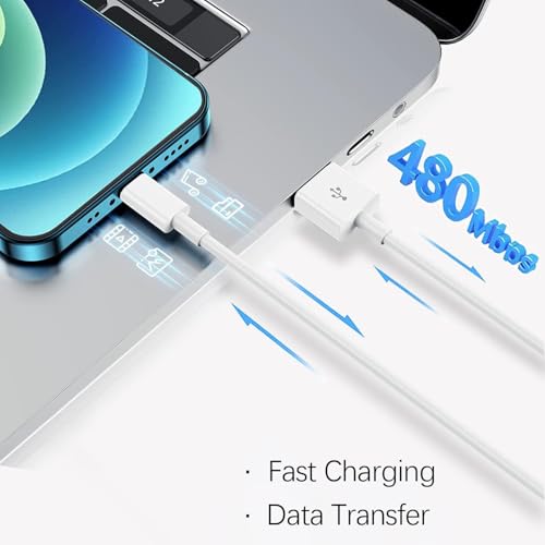 2-Pack 3.3FT iPhone 16 CarPlay Cable for iPhone 15/16/16 Pro Max/Plus Charger Cable, USB A to USB C Cable Compatible Apple Sir TV 4K Remote, CarPlay Type C Adapter Chargomg Cable Power Cord (Black) – Enhanced Compatibility and Speed