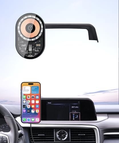 Lexus RX/RX Hybrid 2020-2022 Premium Wireless Charging Phone Holder – 360° Rotating Magnetic Mount for Effortless Hands-Free Navigation & Enhanced Charging Efficiency – Sleek Design for Modern Drivers – Ultimate Car Accessory for Seamless Connectivity