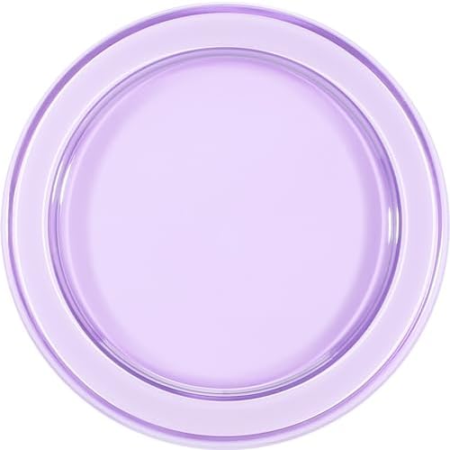 Upgrade Your i Phone Experience with Metisinno Purple Translucent Magnetic Base for Pop Socket Grips – Seamless Compatibility with Mag Safe Cases for Effortless Use and Stylish Appeal