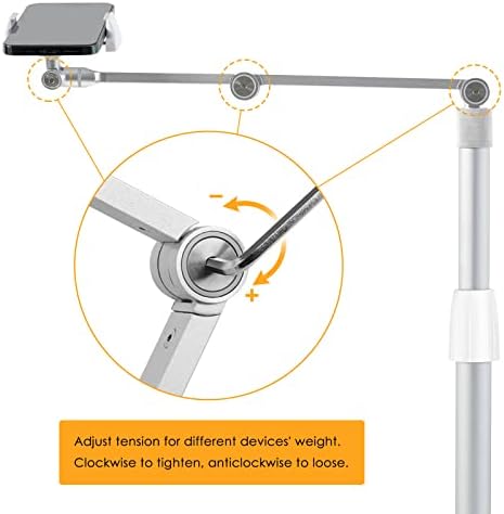 Ultimate Ergonomic Multi-Angle Phone Stand – Adjustable Holder for 3.5-11″ Devices, Ideal for Video Calls, Streaming, and Creative Recording – Lightweight, Portable Black Design for Enhanced Stability and Comfort