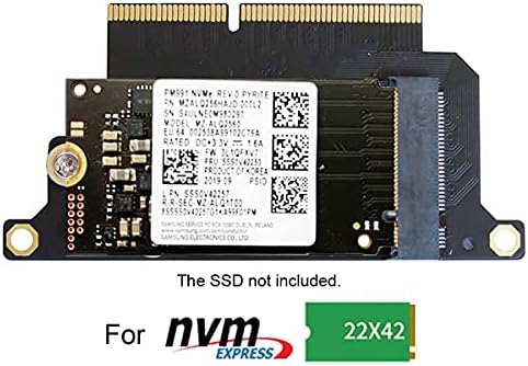Elevate Your 2014 Mac Book Mini with the Cablecc M.2 NVME SSD Converter Card – Unleash High-Speed Storage Potential for A1347, MEGEN2, MEGEM2, MEGEQ2 Models, Effortless Plug-and-Play Installation for Enhanced Performance and Reliability, Perfect for Creative Professionals and Gamers Seeking Superior Data Transfer Efficiency