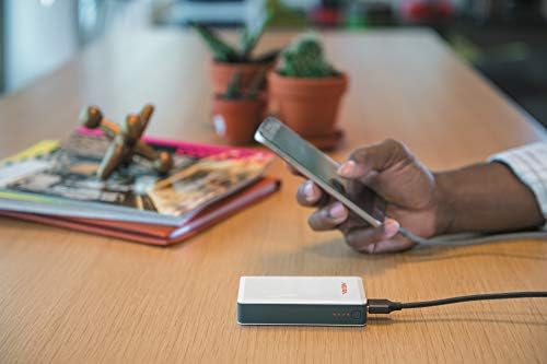 Ventev Powercell 6000 Ultra-Compact Portable Power Bank | Dual USB Charging with Rapid Charge Technology | 6000 m Ah Battery for Smartphones, Tablets, and Headsets | Lightweight, Durable, and Travel-Ready Power Solution