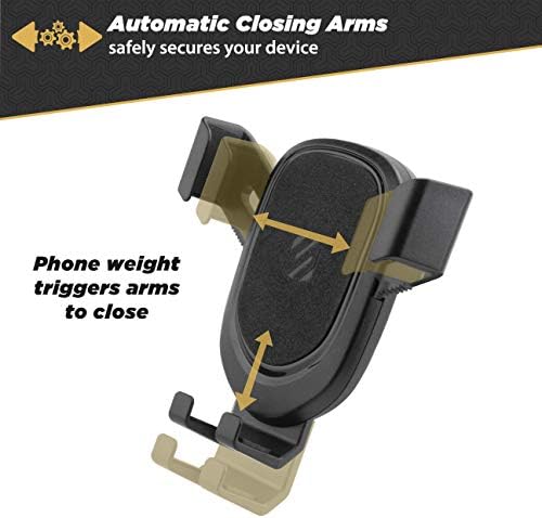 Scosche HDVM 3-in-1 Universal Cell Phone Mount: Versatile Suction Cup Holder for Windshield, Dashboard, and Vent – Compatible with i Phone 16/15/14/13/12 & Smartphones Up to 3.5 Inches – Enhanced Stability for Safe Hands-Free Use
