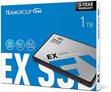 Boost Your Computer’s Speed with TEAMGROUP AX2 1 TB SATA III SSD – Unleash Lightning-Fast 540 MB/s Data Transfer for Ultimate Performance in Laptops & Desktops, Enhanced Durability with 3 D NAND TLC Technology for Reliable Storage Solutions