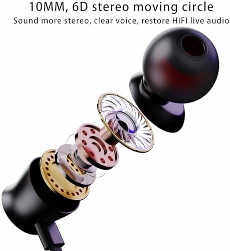 Transform Your Listening Experience with ASVOQ High-Performance USB C Earbuds – Premium Wired Sound Solutions with Integrated Mic & Volume Control for Samsung Galaxy S25/S24/S23 Ultra, i Phone 16/15 Pro Max, Pixel 8 & More – Exceptional Sound Precision for Work, Travel, and Daily Use. Enjoy Unrivaled Compatibility and Comfort with a Robust, Lightweight Design Perfect for All-Day Wear – Tailored for Audio Enthusiasts and Professionals, Offering Effortless Control Over Your Sound with Built-In Volume Adjustment and Hands-Free Calling. Choose ASVOQ for High-Fidelity Audio and Multifunctionality Across a Variety of Devices – Your Ultimate Wired Earbuds for Rich Audio and Convenience in Every Situation.