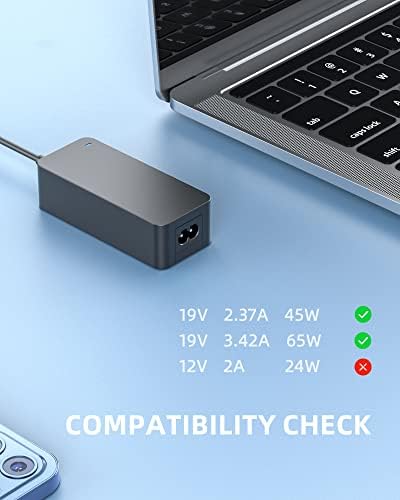 High-Speed AC Charger for Acer Chromebook Series – UL Certified Power Adapter for Models A13-045, N2, N16 P1, CB3-431 & More – 65 W Efficiency & 360-Day Quality Guarantee – Safe, Reliable Charging for All Your Acer Laptops