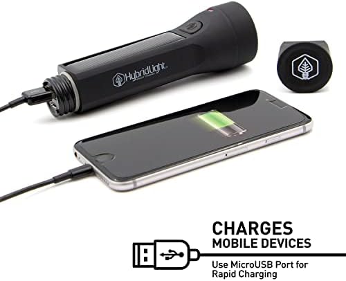 Ultimate Journey 300 Solar LED Flashlight & Power Bank – Waterproof, High Lumen Brightness, USB Charging for On-the-Go Convenience and Eco-Friendly Adventures