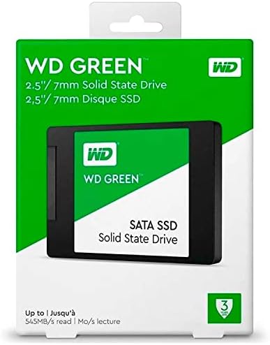 Elevate Your PC Performance with the WD Green 480 GB SATA III Internal SSD – Lightning-Fast Solid State Drive Ideal for Gamers and Creatives – Compact 2.5″/7 mm Design for Effortless Compatibility and Enhanced Productivity – Unleash Speed with Up to 6 Gb/s Transfer Rates and Ample Storage for All Your Multimedia Needs!