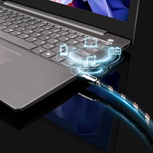 SKW USB C to USB C 3.1 Cable, High Speed Type C 10Gbps 4K Video Data Transfer 100W(5A) Charger Cable with E-Marker 6.5ft / 2M – Enhanced Compatibility and Speed