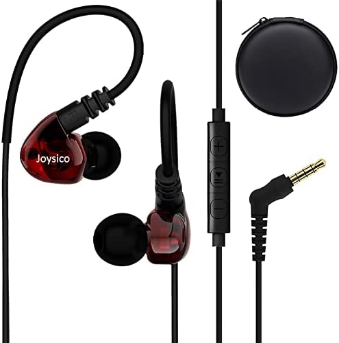Lightweight Purple Sport Earbuds for Small Ears: Noise-Isolating, Comfortable Fit with Earhooks for Kids and Women, Perfect for Running and Workouts, Hands-Free Mic and Volume Control for Seamless Connectivity