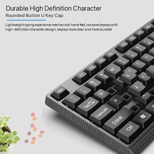 Elevate Your Typing Experience: Ergonomic 2 Pack Wired USB Keyboard with Large Number Pad, LED Indicators & Adjustable Stands for Ultimate Comfort – Perfect for Windows & Mac Users, Waterproof Design for Durability and Speed!