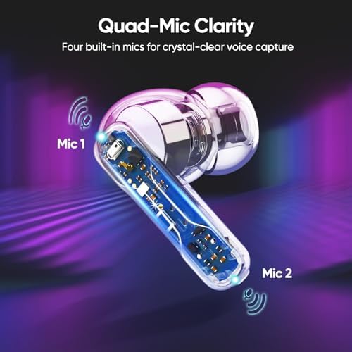 SW4 USB Wireless Earbuds for PC & Laptop – Ultra-Low Latency Bluetooth Headphones with Integrated Microphone for Crystal-Clear Calls, Ergonomically Designed for All-Day Comfort, Modern White Finish for Stylish Tech Accessories – Ideal for Multitasking and Professional Video Conferencing