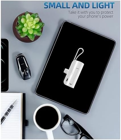 Ultra-Compact 5000 m Ah Power Bank for i Phone & Android – Fast Charging Mini Battery Pack with PD Technology, Sleek Pink Design for Travel & Everyday Use – Perfect Compatibility with i Phone 14/13/12/11/XR/XS/8/7