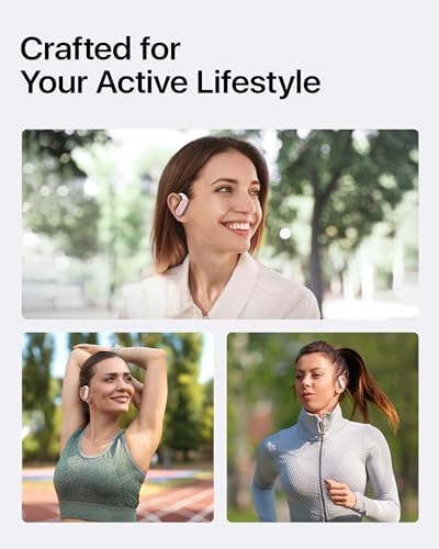 Maximize Your Fitness Journey with NS18 Wireless Earbuds – 12-Hour Playtime, Sweatproof Design, Tailored Sound via Custom App, and Robust 13 mm Bass Drivers for Deep Audio Experience, Featuring Bluetooth 5.3 for Seamless Connectivity (Black) – Ideal for Active Lifestyles and Audiophile Enthusiasts