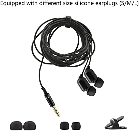 YOCUNKER Premium 3.5 mm Wired Earbuds with Extended 3-Meter Cable – Lightweight In-Ear Design for Superior Sound Quality – Compatible with Smartphones, Tablets, Laptops & TVs – Enjoy Freedom of Movement for an Immersive Listening Experience – Ideal for Music Lovers Seeking Pure Audio Without Microphone – Upgrade Your Sound Game Today!