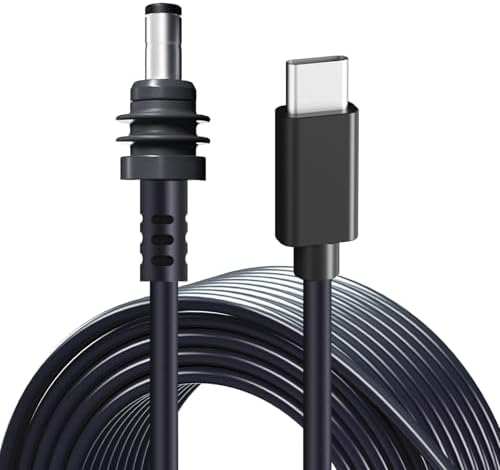 Starlink Mini USB C to DC Power Cable, 6.5ft Starlink Mini Type-C to Power Cable, PD 20V Type-C Input to DC Male Output Waterproof, Compatible with 65W+ PD 20V Protocol Power Supply/Source (2M) – Enhanced Compatibility and Speed