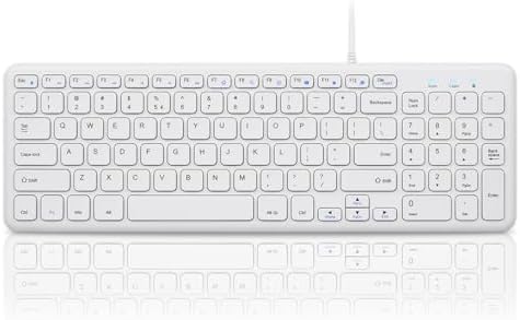 Elevate Your Typing Experience with the Perixx PERIBOARD-213 U Wired Silent USB Scissor Keyboard – Compact Design with Number Pad for Effortless Productivity, Ideal for Home and Office Use, Enhanced Compatibility, and Sleek Aesthetic – Perfect for Quiet Workspaces and Data Entry – Black US English Layout