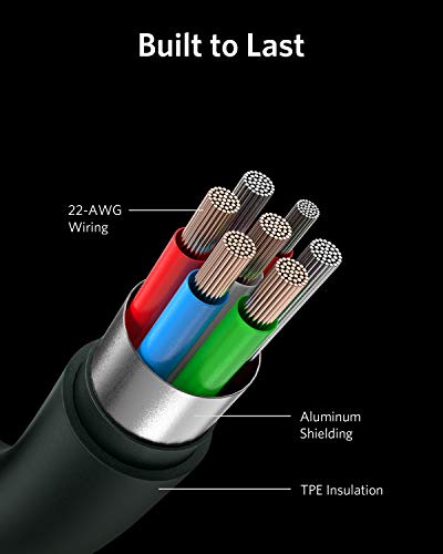 Anker 6 ft USB C to Lightning Cable – MFi Certified Fast Charging Cable for i Phone 13 Pro, 12 Pro Max & Air Pods Pro – Durable Design with Power Delivery Support – Tangle-Free Connectivity for Effortless Use