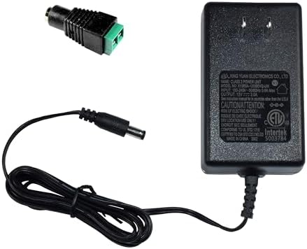 Reliable 12 V 3 A 36 W ETL Certified AC/DC Power Supply Adapter – Efficient Charger for CCTV Cameras, LED Strip Lights, Home Electronics & More – Enhanced Compatibility & Durability for Optimal Performance