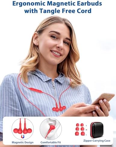 USB Type C Wired Earbuds – Superior Noise Cancelling In-Ear Headphones for i Phone 16 Pro, Samsung Galaxy Z Flip 7 & More – Magnetic Headset with Integrated Microphone for Android and i Pad A16, Pixel 9 – Ultra-Lightweight, Durable Design for Optimal Audio Experience and Long-Lasting Comfort