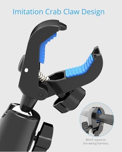 Revolutionary Aluminum Alloy Rear View Mirror Phone Holder – Multi-Angle Adjustable and Rotatable Mount for 4-7 Inch Smartphones – Ultimate Driving Safety and Seamless Connectivity for i Phone and Android Users – Effortless Installation and Modern Design
