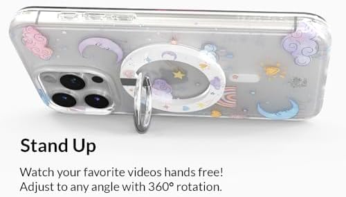 Transform Your i Phone 16, 15, 14, 13, 12 with VELVET CAVIAR’s Amethyst Purple Leopard Mag Safe-Compatible Grip – Stylish Magnetic Ring Holder & Adjustable Stand for Effortless Hands-Free Viewing, Secure Texting, and Enhanced Usability – Elevate Your Mobile Experience with Durable, Lightweight, and Customizable Accessory