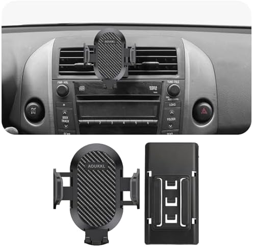 Toyota RAV4 2006-2012 Compatible Car Phone Holder – 360-Degree Rotating Mount for 4.7-7 Inch Smartphones, Thick Case-Friendly Design, Effortless Installation – Ultimate Driving Safety and Convenience Accessory