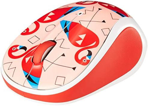 Logitech M325 Wireless Mouse in Cocktail Design – Ergonomic Comfort and Precision Tracking for All Operating Systems, Long Battery Life Up to 18 Months, Perfect for Travel and Home Office Setup